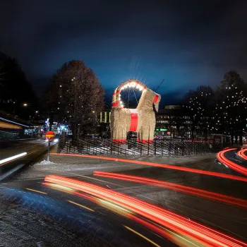 Gävlebocken på natten