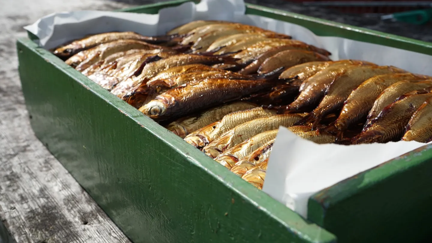 Böcklinglåda från Bergmans Fisk. Foto Linda Elverstig, MatVärden.